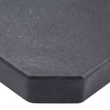 Umbrella Weight Plate Black Granite Square 25 kg - Low Angle