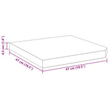 Umbrella Weight Plate Black Granite Square 25 kg - Extra Image
