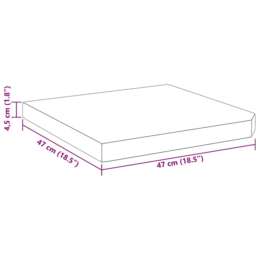 Umbrella Weight Plate Black Granite Square 25 kg
