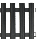 Lawn Edgings 17 pcs Anthracite 10 m PP - 45-Degree Angle