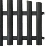 Lawn Edgings 17 pcs Anthracite 10 m PP - Rear View