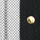 Insect Door Curtains 2 pcs with Magnet Blocks Black 200x80 cm