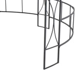 Gazebo 300x290 cm Taupe Round - Top-Down View