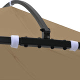 Gazebo 300x290 cm Taupe Round - 45-Degree Angle