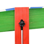 Sandbox With Adjustable Roof Fir Wood Multicolour Uv50