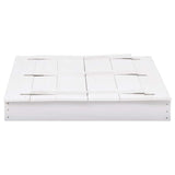 Sandbox Fir Wood White 95x90x15 Cm
