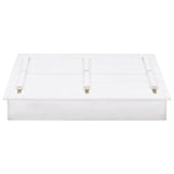 Sandbox Fir Wood White 95x90x15 Cm
