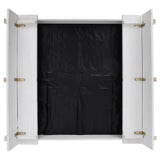 Sandbox Fir Wood White 95x90x15 Cm
