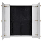 Sandbox Fir Wood White 95x90x15 Cm