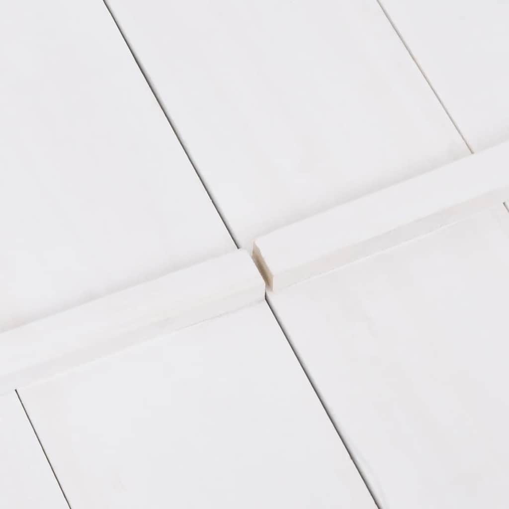 Sandbox Fir Wood White 95x90x15 Cm