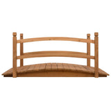 Garden Bridge 140x60x60 Cm Solid Firwood