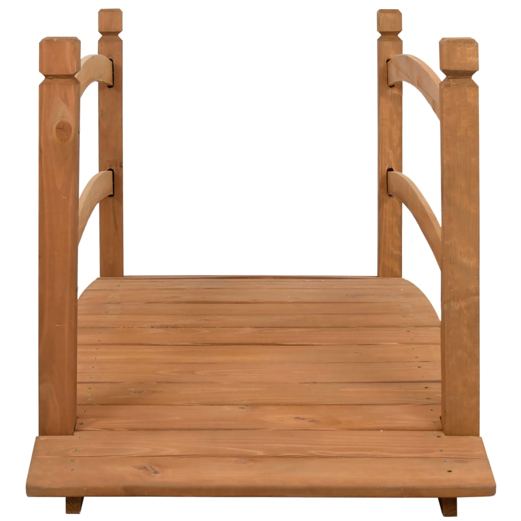 Garden Bridge 140x60x60 Cm Solid Firwood