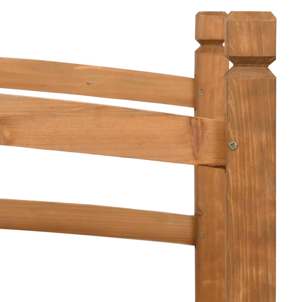 Garden Bridge 140x60x60 Cm Solid Firwood