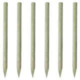 Fence Posts 6 pcs Wood 150 cm