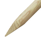 Fence Posts 6 pcs Wood 170 cm - Top-Down View