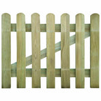 Garden Gate Wood 100x80 cm