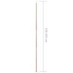 Telescopic Tent Pole with Length of 170-255 cm Galvanised Steel
