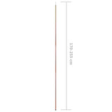 Telescopic Tent Pole with Length of 170-255 cm Galvanised Steel - Rear View