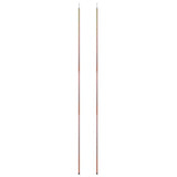 Telescopic Tent Poles with Length of 170-255 cm 2 pcs Galvanised Steel