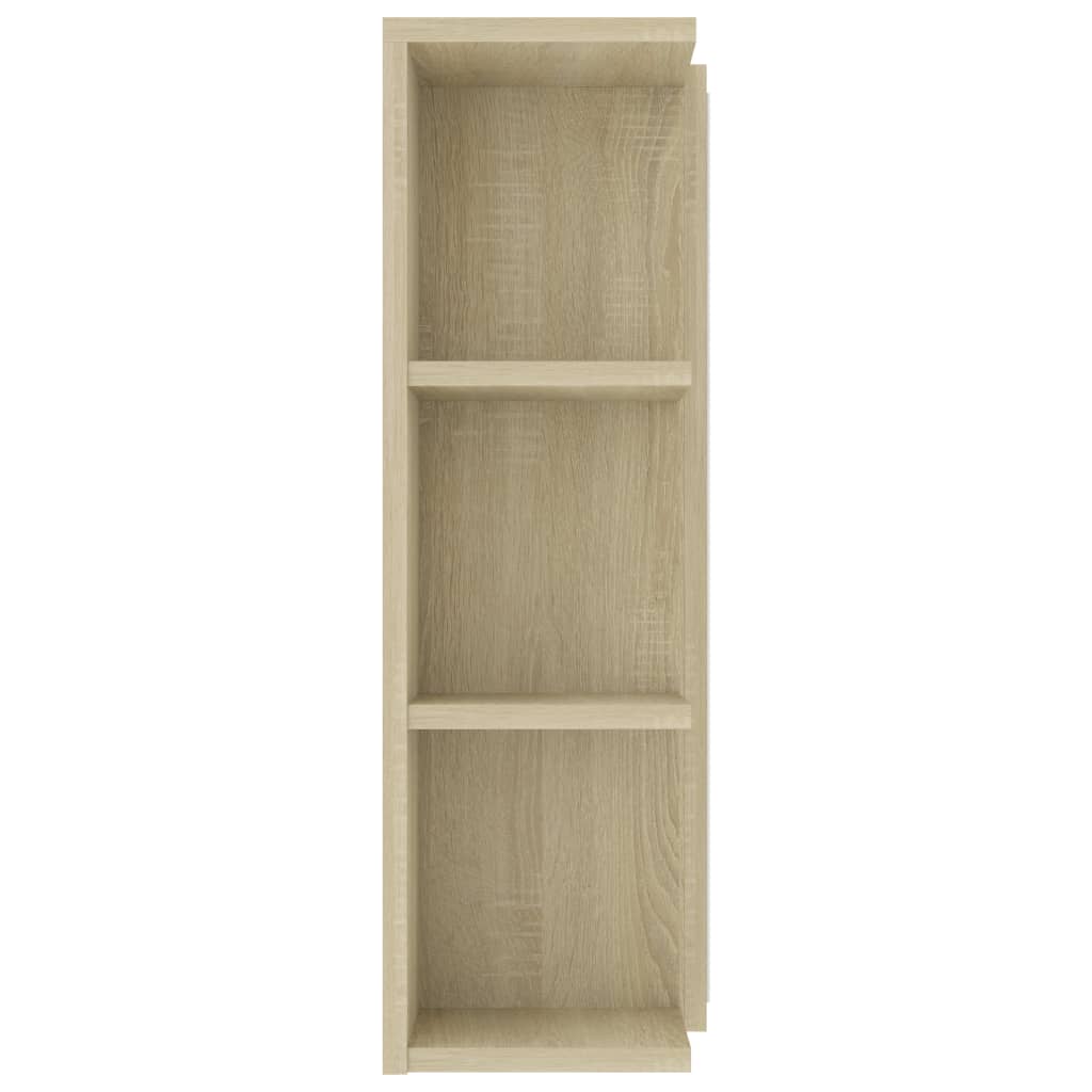 4 Piece Bathroom Furniture Set Sonoma Oak Engineered Wood