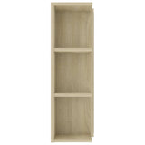 4 Piece Bathroom Furniture Set Sonoma Oak Engineered Wood