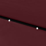 Garden Parasol with LEDs and Steel Pole Bordeaux Red 2x3 m - Extra Image