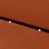 Garden Parasol with LEDs and Steel Pole Terracotta 2x3 m - Extra Image