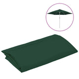 Replacement Fabric for Outdoor Parasol Green 300 cm - Front View