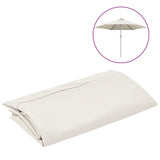Replacement Fabric for Outdoor Parasol Sand White 300 cm - Front View