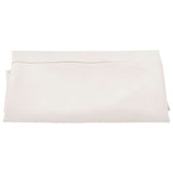 Replacement Fabric for Cantilever Umbrella Sand White 300 cm - Top-Down View