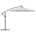 Replacement Fabric for Outdoor Parasol Sand White 300 cm