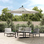 Replacement Fabric for Outdoor Parasol Sand White 300 cm