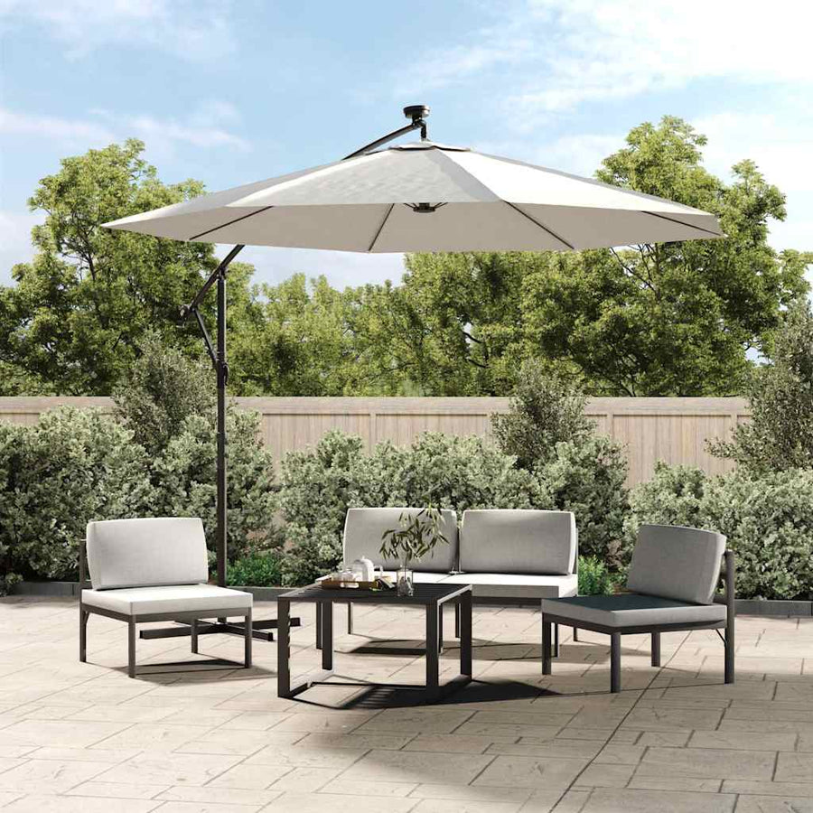 Replacement Fabric for Outdoor Parasol Sand White 300 cm