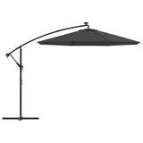 Replacement Fabric for Cantilever Umbrella Anthracite 300 cm - 45-Degree Angle
