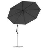Replacement Fabric for Cantilever Umbrella Anthracite 300 cm - Rear View