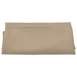 Replacement Fabric for Cantilever Umbrella Taupe 300 cm - Top-Down View