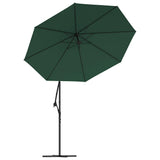 Replacement Fabric for Cantilever Umbrella Green 350 cm - Top-Down View