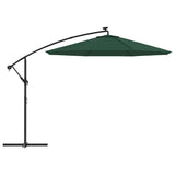Replacement Fabric for Cantilever Umbrella Green 350 cm - 45-Degree Angle