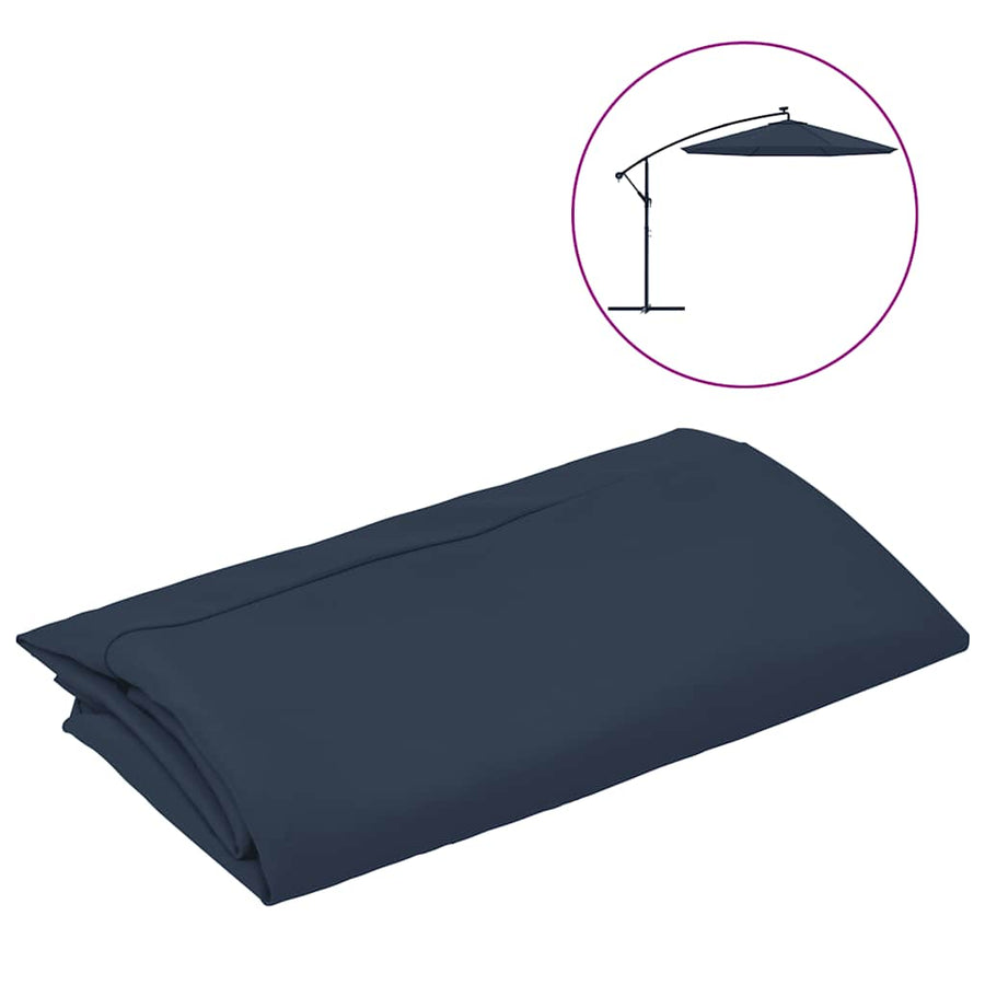 Replacement Fabric for Outdoor Parasol Blue 350 cm