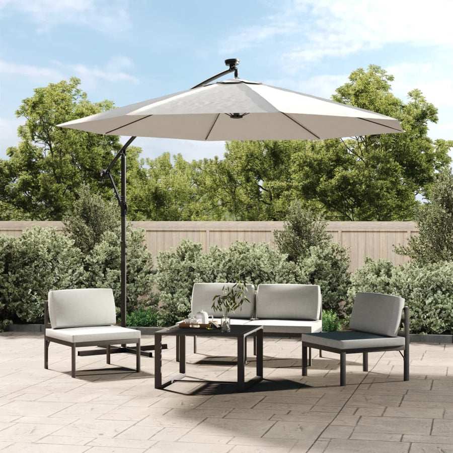 Replacement Fabric for Outdoor Parasol Sand White 350 cm