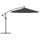 Replacement Fabric for Cantilever Umbrella Anthracite 350 cm - 45-Degree Angle