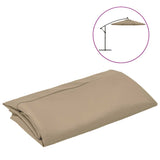 Replacement Fabric for Cantilever Umbrella Taupe 350 cm - Front View