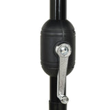 3-Tier Garden Parasol with Aluminium Pole Sand 2.5 m - Close-Up Angle