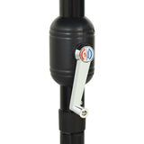 3-Tier Garden Parasol with Aluminium Pole Sand 3.5 m - Close-Up Angle