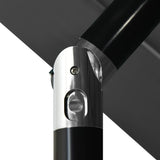 3-Tier Garden Parasol with Aluminium Pole Anthracite 3.5 m