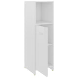 3 Piece Bathroom Furniture Set High Gloss White Engineered Wood - Extra Image