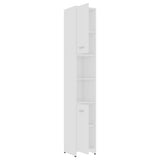 3 Piece Bathroom Furniture Set White Engineered Wood - Extra Image