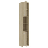 3 Piece Bathroom Furniture Set Sonoma Oak Engineered Wood - Extra Image
