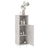 3 Piece Bathroom Furniture Set Concrete Grey Engineered Wood - Extra Image