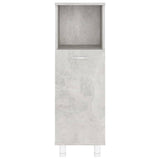 3 Piece Bathroom Furniture Set Concrete Grey Engineered Wood - Extra Image